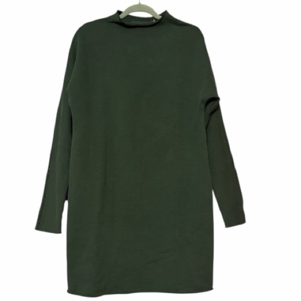 FRANK & EILEEN IZZIE Sweatshirt Party Dress Green - Picture 3 of 8